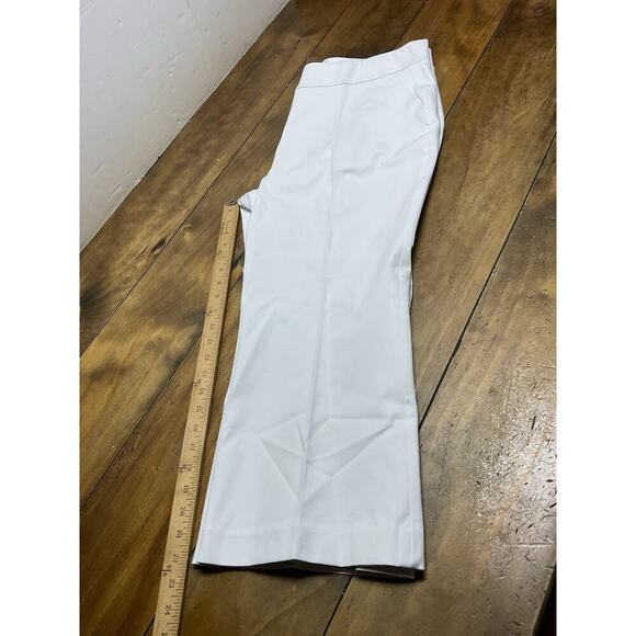 Spanx On The Go Kick Flare Cropped Pants Size 1X White Womens Pull On Stretch - Picture 10 of 10